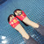 Color: 1style red, Size: 37Female - Household couple bathroom non-slip cartoon slippers Q119-CJBHNSNS19266-1style red-37Female
