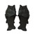 Color: Black, Size: 34 35 - Funny Creative Personality Trend Fish-shaped Carp Salted Fish Shoes Q119-CJNS109005442PK