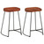  Gavin Bar Stools 2 pcs 17.7"x15.7"x24.8" Solid Wood Mango A949-344915
