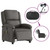 Electric Massage Recliner Chair Gray Real Leather A949-3205935