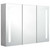  LED Bathroom Mirror Cabinet Concrete Gray 35"x5.5"x24.4 A949-326525