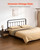  Metal Headboard, Queen Size Headboard with Adjustable Height, Metal Headboard for Queen Size Bed,  E415-BDDCTBJSZLKS25Z0O002V0