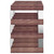  Wine Rack for 12 Bottles Brown Solid Wood Pine A949-340891