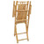  Folding Patio Chairs 2 pcs 20.9"x26"x39" Bamboo A949-368038