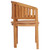  Banana Chairs 2 pcs Solid Teak Wood A949-48019