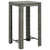  3 Piece Patio Bar Set with Cushions Poly Rattan Gray A949-3064776