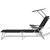  Sun Lounger with Canopy Steel Black A949-42932
