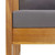  Patio Chairs with Cushions 2 pcs Solid Acacia Wood A949-310258
