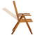  Patio Reclining Chairs 3 pcs Solid Acacia Wood A949-311847