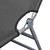  Foldable Sunlounger with Adjustable Backrest Gray A949-44293