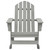  Patio Rocking Chair Wood Gray A949-45704