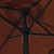 Garden Parasol with Aluminum Pole 181.1"x106.3" Terracotta A949-44872