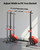  Power Cage Squat Rack, Home Gym Power Rack with Adjustable Height & Width, 550LBS Strength Trainin E415-XXKSDJKDJKD0FIQT0001V0