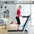 2.25HP 2 in 1 Folding Treadmill with APP Speaker Remote Control-Silver - Color: Silver D681-SP37914US-SL
