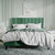 Queen size Green Velvet Upholstered Platform Bed Frame with Headboard Q280-QGRAVWB1891245