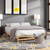 Farmhouse Queen Size Solid Wood Platform Bed Made in USA Q280-MUQPB5569