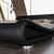 Full Modern Black Upholstered Platform Bed Frame with Sleigh Curved Headboard Q280-BLFUSCLU249528461