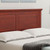 Queen Traditional Solid Oak Wooden Platform Bed Frame with Headboard in Cherry Q280-CHWA5588