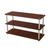 Dark Cherry 3-Shelf Modern Shoe Rack - Holds up to 12 Pair of Shoes Q280-TPSRDCF4586137