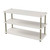 White 3-Shelf Modern Shoe Rack - Holds up to 12 Pair of Shoes Q280-TPSRW492438915