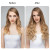 Color: T1B/Red, Stretched Length: 18inches - Synthetic No Clip Wave Hair Extensions Ombre Natural B F640-12000033280789291