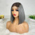 Hair Color: #33, Stretched Length: 8inches, Density: 100% - 250% Density Grey 2x6 Lace Closure Wigs F640-12000043244376507