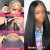 Hair Color: #1B, Density: 200%, Ships From: CHINA, Stretched Length: 24inches - Glueless Wear and G F640-12000044595754962
