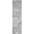 2' X 8' Gray Abstract Washable Indoor Outdoor Runner Rug N270-560257