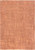 5' Orange Round Abstract Non Skid Area Rug N270-548680