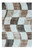 7' X 10' Beige Brown and Gray Checkered Area Rug N270-570041