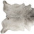 5' X 7' Taupe and Ivory Cowhide Hand Knotted Area Rug N270-544342