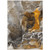 5' X 8' Brown and Gray Abstract Washable Non Skid Indoor Outdoor Area Rug N270-559437