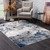 8' X 11' Navy Blue Cobblestone Pattern Area Rug N270-390254 8' X 11' Navy Blue Cobblestone Pattern Area Rug N270-390254