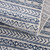 5' X 8' Navy Blue Decorative Stripes Area Rug N270-390071