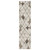 2' X 8' Beige Grey Tan And Brown Geometric Power Loom Stain Resistant Runner Rug N270-508498