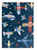 5' X 8' Navy Red and Orange Juvenile Airplanes Youthful Area Rug N270-569992