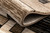 10' Beige Abstract Power Loom Runner Rug N270-393903