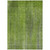 5' X 8' Green Striped Washable Non Skid Indoor Outdoor Area Rug N270-562591