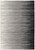 8' Black Striped Power Loom Runner Rug N270-393932