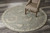 5' Gray Round Wool Hand Tufted Area Rug N270-396281