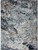 5' X 8' Navy and Gray Abstract Ice Area Rug N270-395934