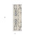 7' Runner Blue and Beige Abstract Runner Rug N270-554372
