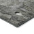 8' X 8' Gray Round Abstract Washable Indoor Outdoor Area Rug N270-563048
