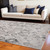 7' X 10' Beige and Gray Abstract Distressed Area Rug N270-558942