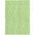 5' X 8' Lime Green and White Geometric Washable Non Skid Indoor Outdoor Area Rug N270-562321