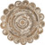 Daisy Geometric Multicolored Boutique Jute Rug N270-394220