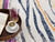 8' X 10' Blue and Gold Abstract Area Rug N270-393143