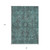 8' X 10' Turquoise Oriental Washable Non Skid Indoor Outdoor Area Rug N270-563850
