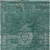 9' X 13' Gray and Green Medallion Non Skid Area Rug N270-548357 9' X 13' Gray and Green Medallion Non Skid Area Rug N270-548357