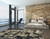 5' X 8' Ivory Or Charcoal Abstract Transitional Indoor Area Rug N270-374842